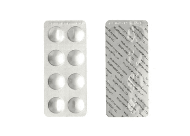 Vardenafil (generic Levitra®) 20mg blister pack