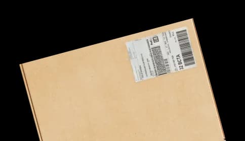 Package being delivered