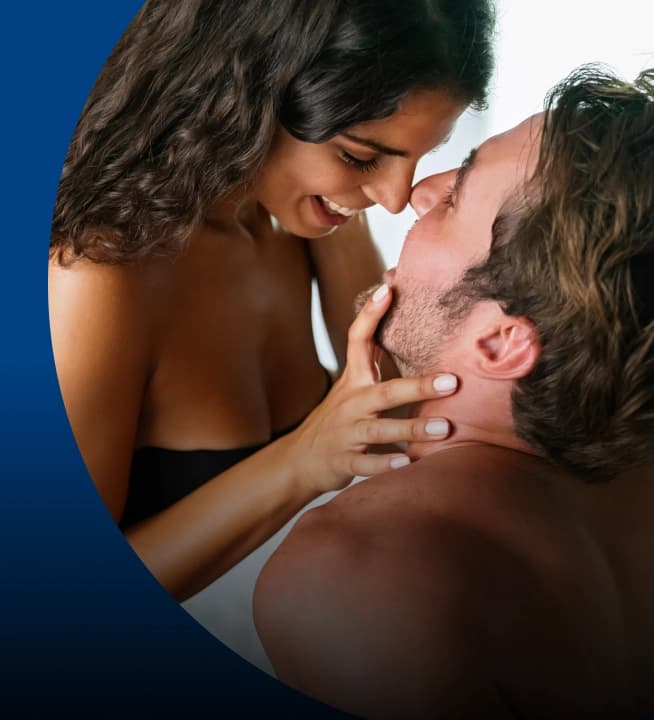 Man and woman in bed